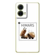 Чехлы на военную тематику для Motorola MOTO G85 – HIMARS