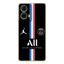 Чохли PSG для Motorola MOTO G85 (AlphaPrint) (футболка ПСЖ)