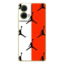 Чехлы для Motorola MOTO G85 - с картинкой JORDAN (AlphaPrint) (Лого Джордан)