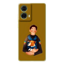 Чехлы с картинкой собаки Патрон для Motorola MOTO G85 (AlphaPrint) (ЗСУ Патрон)