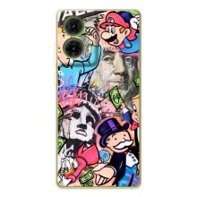 Чехлы с крутыми принтами для Motorola MOTO G85 - (PREMIUMPrint) (Monopoly man)