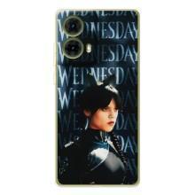 Чохол з картинкою Венсдей на Motorola MOTO G85 – Вендсдей з ушками