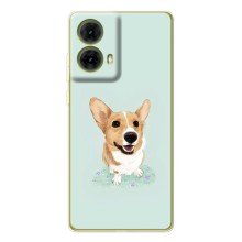 Чехлы с собаками для Motorola MOTO G85 (VPrint) (Корги)