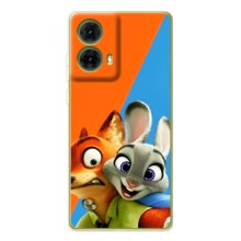 Чехлы ЗВЕРОПОЛИС для Motorola MOTO G85 (Ник и Хопс)