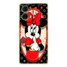 Чехол Disney Mouse Motorola MOTO G85 (PREMIUMPrint) (Минни Маус ЛВ)