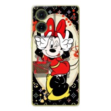 Чехол Disney Mouse Motorola MOTO G85 (PREMIUMPrint) (Минни peace)