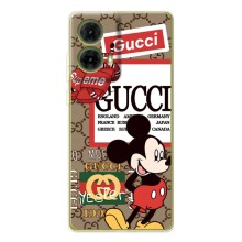 Чехол Disney Mouse Motorola MOTO G85 (PREMIUMPrint) (Стильный Микки)