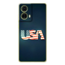 Чохол Прапор USA для Motorola MOTO G85 – USA