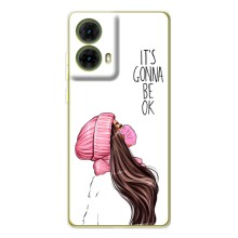 Чехол с печатью для Motorola MOTO G85 - (Мода) (AlphaPrint) (Коронавирус)