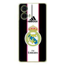 Чехол для Motorola MOTO G85 с принтом (Лого Real Madrid)