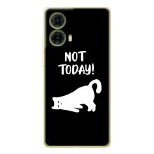 Бампер с изображением Котиков для Мото Джи85 – Not Today