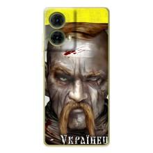Чохол з картинкою (Патріотичний КОЗАК) на Motorola MOTO G85 – Одноокий КОЗАК