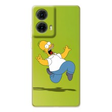 Чехол с Симпсонами для Motorola MOTO G85 (VPrint) (Гомер Симпсон)