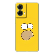 Чехол с Симпсонами для Motorola MOTO G85 (VPrint) (Гомер)