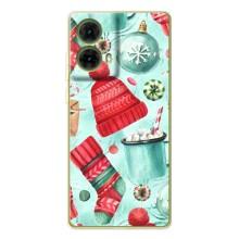Чехол Санта Клаус для Motorola MOTO G85 (Одежда)