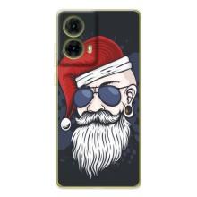 Чехол Санта Клаус для Motorola MOTO G85 (Рождественский МЕН)