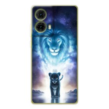 Чохол з картинкою ЛЕВ для Motorola MOTO G85 (VPrint) (Маленький лев)