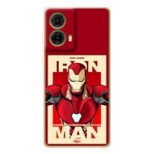 Чохол Супергерой Залізна Людина на Motorola MOTO G85 – Iron man