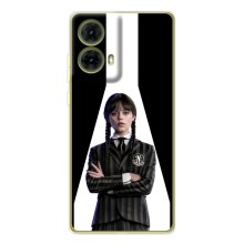 Чехлы Венсдей на Motorola MOTO G85 Уэнсдей (AlphaPrint) (W-Wednesday)