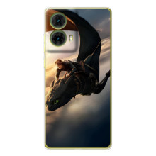 Чехол дракон Беззубик для Motorola MOTO G85 – Полет Беззубика