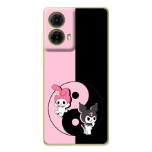 Чехол с кроликом Куроми на Motorola MOTO G85 (Куроми Инь Янь)