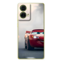 Силиконовый чехол Маквин для Motorola MOTO G85 – Маквин на трасе