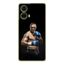 Чехол с картинкой Александр Усик для Motorola MOTO G85 – Боксер Усик