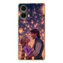 Чехол Рапунцель для Motorola MOTO G85 – Принцесса и принц