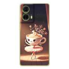 Чехол с мемом Тралалело тралала на Motorola MOTO G85 (Балерина капучина)
