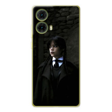 Чехол с дизайном Венздей 2 на Motorola MOTO G85 – Уэнсдей в костюме