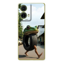 Чехол с мемами тралалело тралала для Motorola MOTO G85 – Бонека амбалабу