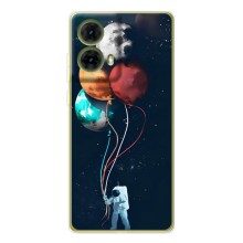 Космические Чехлы для Мото G85 (VPrint) (Планеты шарики)
