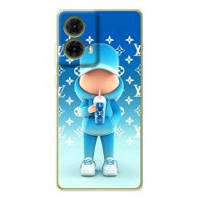 Крутые Чехлы Луи Виттон для Motorola MOTO G85 (AlphaPrint) (Парень LV)