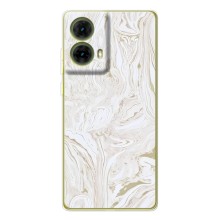 Мраморный чехол на Motorola MOTO G85 (VPrint) (Белый мрамор)