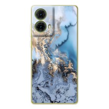 Мраморный чехол на Motorola MOTO G85 (VPrint) (Нежный мрамор)