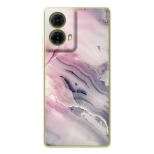 Мраморный чехол на Motorola MOTO G85 (VPrint) (Пурпурный Мрамор)