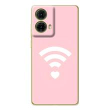 Силиконовые Чехлы Любимому человеку для Motorola MOTO G85 – WiFi Love