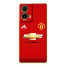 Силиконовые Чехлы принт Футбол на Motorola MOTO G85 – Man United