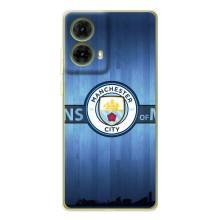 Силиконовые Чехлы принт Футбол на Motorola MOTO G85 – ManCity