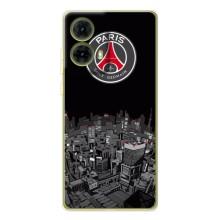 Силиконовые Чехлы принт Футбол на Motorola MOTO G85 – PSG