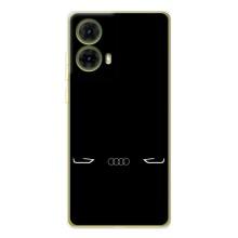 Силиконовый бампер с картинкой машины на Motorola MOTO G85 – Силует Audi
