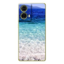 Силіконовий чохол з КАРТИНКАМИ літо для Motorola MOTO G85 (AlphaPrint) (Море)