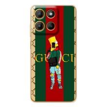 Бренднові Чохли для Motorola MOTO G86 Power - (PREMIUMPrint) (Барт ГУЧЧІ)