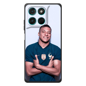 Чехол (TPU) с Футболистом на Motorola MOTO G86 Power – Мбаппешичка
