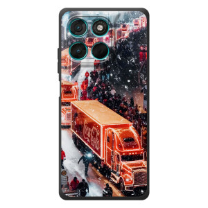 Чехлы на Новый Год Motorola MOTO G86 Power – Кока Кола