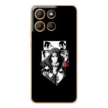 Чехлы с картинкой Итачи Учиха на Motorola MOTO G86 Power (Коллаж Итачи)