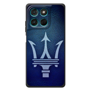 Чехлы с тематикой "Крутые машины" на Motorola MOTO G86 Power (Лого Maserati)