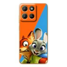 Чехлы ЗВЕРОПОЛИС для Motorola MOTO G86 Power (Ник и Хопс)