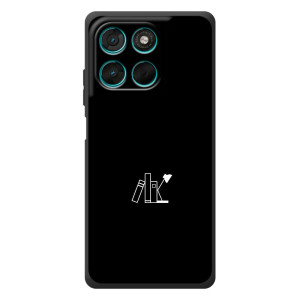 Чохол з картинками на чорному фоні для Motorola MOTO G86 Power – Книжки