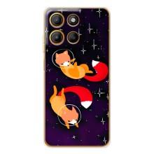 Чехол с Лисичкой для Motorola MOTO G86 Power (Лисы)